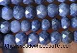 CRB2641 15.5 inches 2*3mm faceted rondelle sapphire beads