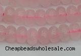 CRB2801 15.5 inches 5*8mm rondelle rose quartz beads wholesale