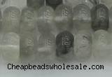 CRB2807 15.5 inches 6*10mm rondelle cloudy quartz beads wholesale