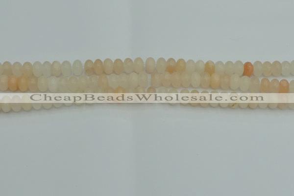 CRB2815 15.5 inches 4*6mm rondelle pink aventurine beads