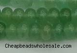 CRB2822 15.5 inches 6*10mm rondelle green aventurine beads