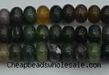 CRB2865 15.5 inches 4*6mm rondelle Indian agate beads