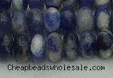 CRB2882 15.5 inches 6*10mm rondelle sodalite beads wholesale