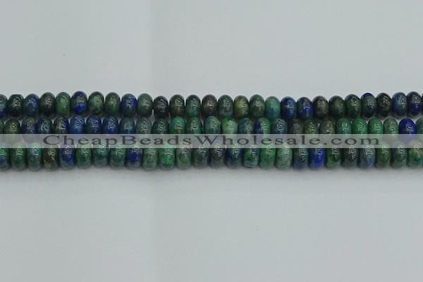 CRB2892 15.5 inches 6*10mm rondelle chrysocolla beads wholesale