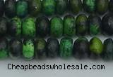 CRB2895 15.5 inches 4*6mm rondelle chrysocolla beads wholesale