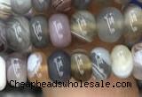 CRB3069 15.5 inches 4*6mm rondelle Botswana agate beads