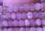 CRB3107 15.5 inches 2*3mm faceted rondelle tiny moonstone beads