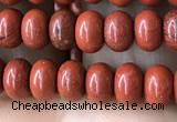 CRB4056 15.5 inches 4*6mm rondelle red jasper beads wholesale