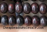 CRB4057 15.5 inches 4*6mm rondelle brecciated jasper beads wholesale