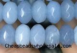 CRB4114 15.5 inches 5*8mm faceted rondelle candy jade beads