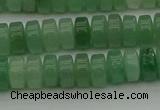 CRB426 15.5 inches 5*8mm rondelle green aventurine beads