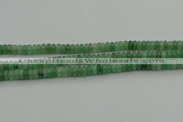 CRB426 15.5 inches 5*8mm rondelle green aventurine beads