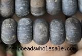 CRB5077 15.5 inches 5*8mm rondelle matte bronzite beads wholesale