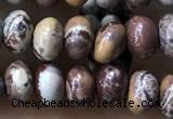 CRB5312 15.5 inches 4*6mm rondelle artistic jasper beads