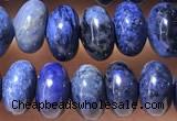 CRB5319 15.5 inches 4*6mm rondelle blue dumortierite beads