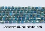 CRB5600 15.5 inches 5mm - 6mm faceted tyre apatite beads