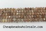 CRB5651 15.5 inches 5*8mm-6*10mm faceted rondelle moonstone beads wholesale