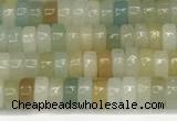 CRB5670 15 inches 3*4mm heishi amazonite beads wholesale