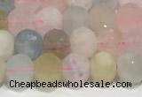 CRB5697 15 inches 6*6mm morganite beads wholesale