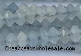 CRB5742 15 inches 2*3mm faceted aquamarine beads