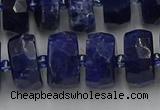 CRB584 15.5 inches 8*16mm faceted rondelle sodalite beads