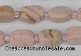 CRC1010 15.5 inches 8*10mm oval rhodochrosite gemstone beads