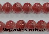 CRC104 15.5 inches 12mm round natural argentina rhodochrosite beads