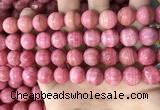 CRC1051 15.5 inches 12mm round rhodochrosite beads wholesale