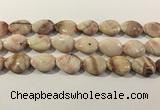 CRC1086 15.5 inches 18*25mm flat teardrop rhodochrosite beads