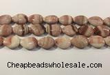 CRC1087 15.5 inches 18*25mm flat teardrop rhodochrosite beads