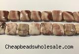 CRC1095 15.5 inches 25*25mm square rhodochrosite beads wholesale