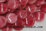 CRC11 16 inches 12mm coin rhodochrosite gemstone beads wholesale