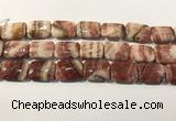 CRC1102 15.5 inches 18*25mm rectangle rhodochrosite beads