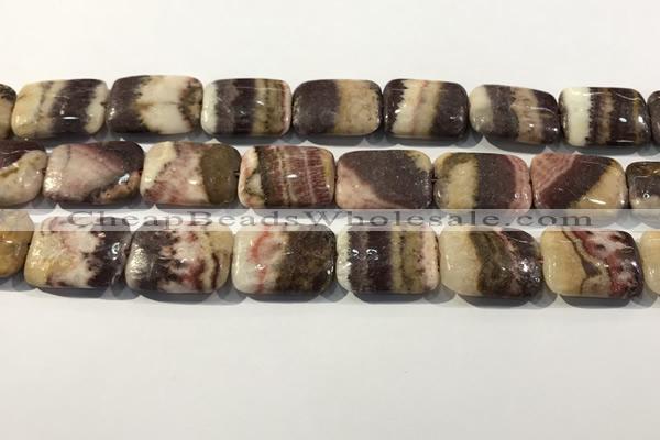 CRC1103 15.5 inches 18*25mm rectangle rhodochrosite beads