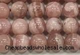 CRC1187 15.5 inches 7mm round Argentina rhodochrosite beads