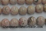 CRC153 15.5 inches 10mm round Argentina rhodochrosite beads