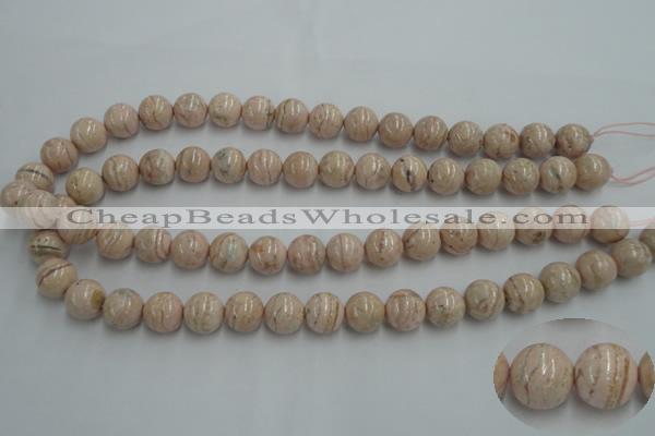 CRC154 15.5 inches 12mm round Argentina rhodochrosite beads