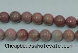 CRC202 16 inches 8mm round rhodochrosite gemstone beads wholesale