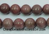 CRC204 16 inches 12mm round rhodochrosite gemstone beads wholesale