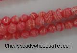 CRC401 15.5 inches 6mm faceted round synthetic rhodochrosite beads