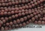 CRC50 15.5 inches 4mm round rhodochrosite gemstone beads wholesale