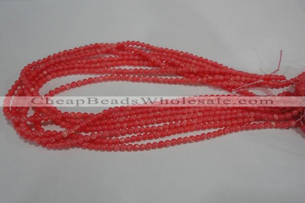 CRC500 15.5 inches 4mm round synthetic rhodochrosite beads