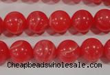 CRC504 15.5 inches 12mm round synthetic rhodochrosite beads