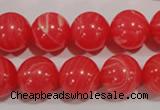 CRC505 15.5 inches 14mm round synthetic rhodochrosite beads