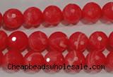 CRC513 15.5 inches 10mm faceted round synthetic rhodochrosite beads