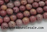 CRC52 15.5 inches 8mm round rhodochrosite gemstone beads wholesale