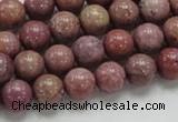 CRC53 15.5 inches 10mm round rhodochrosite gemstone beads wholesale