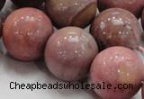 CRC57 15.5 inches 22mm round rhodochrosite gemstone beads wholesale