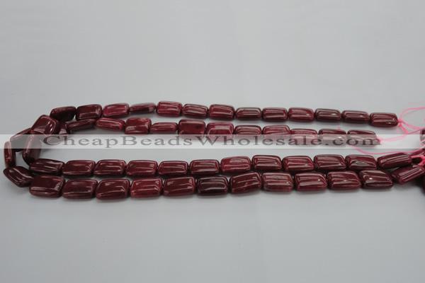 CRC821 15.5 inches 10*14mm rectangle Brazilian rhodochrosite beads