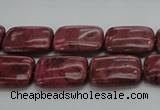 CRC823 15.5 inches 13*18mm rectangle Brazilian rhodochrosite beads